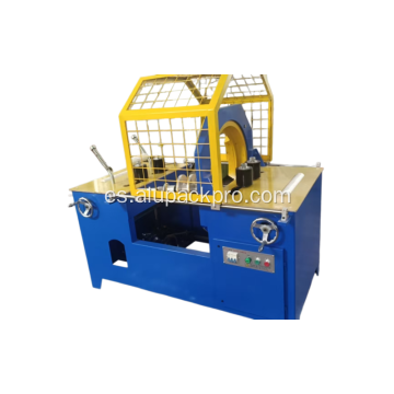 Máquina envolvedora de film estirable para perfiles de aluminio